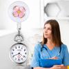 Lancardo Nurse Pocket Watch for Clip Easy to Baked Varnish 3 Colors to Choose Stretchable Watch, Nurses, Type, Unisex, Numbers, Read, Women's, Petals,