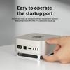 Stolní stojánek Zvýšení počítače Prachotěsná základna Chladicí držák z hliníkové slitiny Dok pro Mac mini M4/M4 Pro