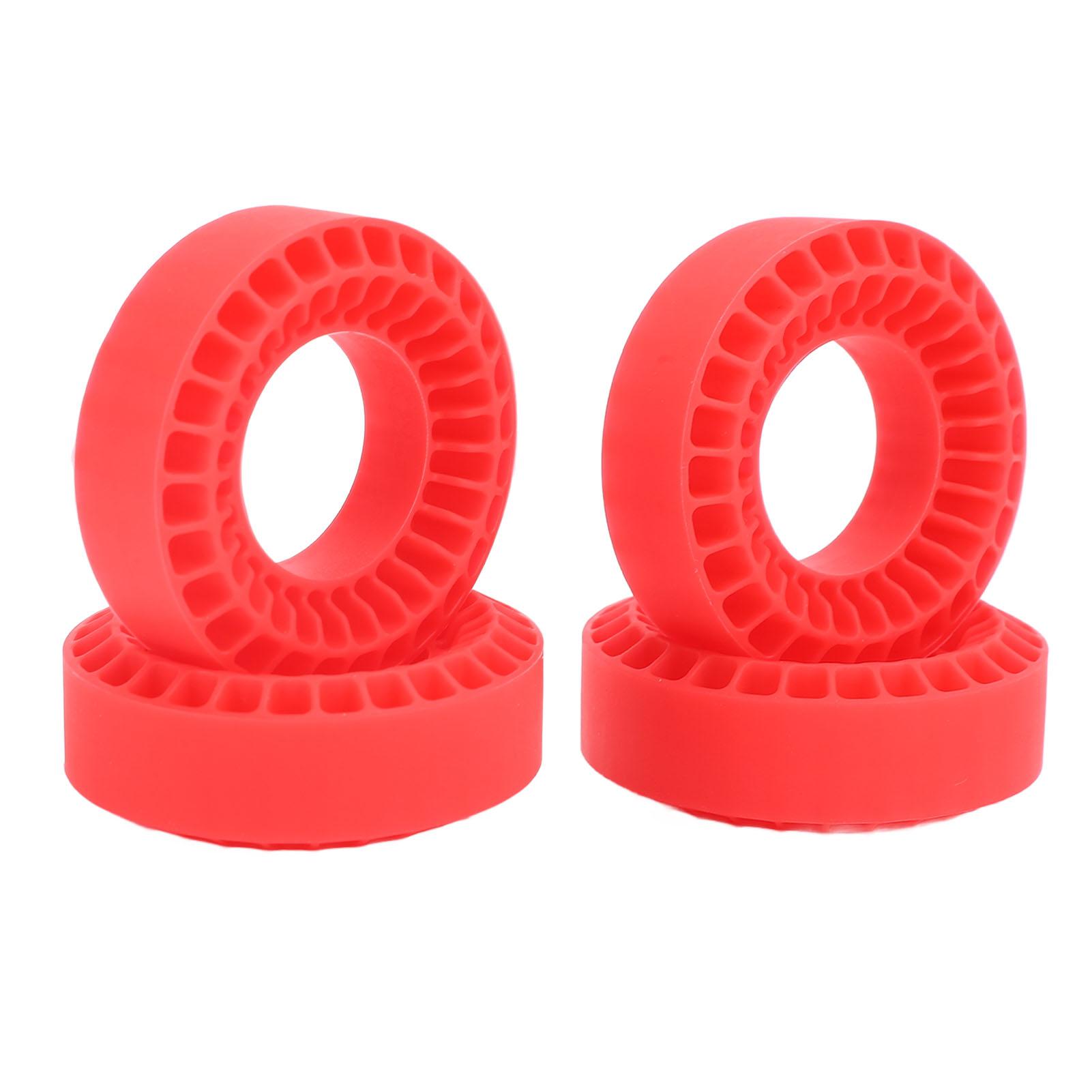 

4PCS RC Inserts Fit for 1.0 Inch Tires Silicone RC Wheel Insert for 110 RC Crawler Car Accessories
