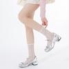 Ladies Spring and Summer Thin Hollow Flower Ballet Wind Tube Stack Socks