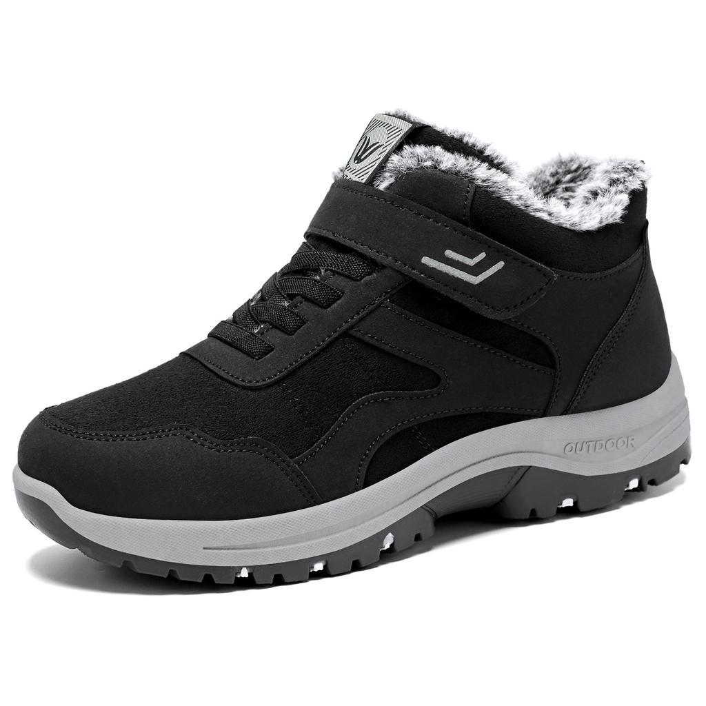 Women's cotton shoes Velcro women's boots thick-soled non-slip boots women's outdoor versatile cotton boots keep warm and casual