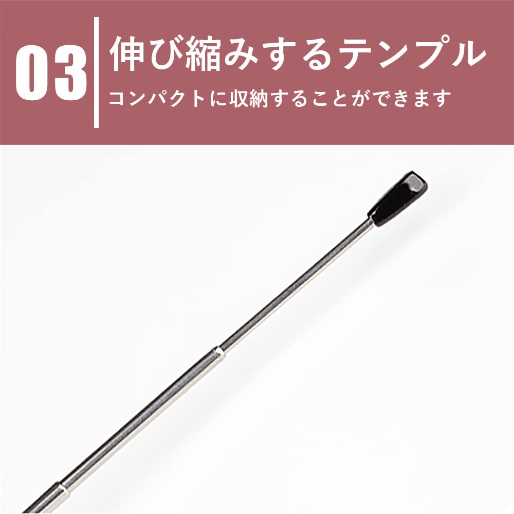 Reading Blue Light Senior 1000 Frequency Check PC Glasses oritatami [UniVison] Glasses, Compact, Cut, Glasses, Foldable, Yen, Stylish, Women's, Chart,