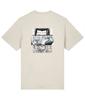 Jujutsu Kaisen Gojo Satoru Six Eyes Split Panel Graphic TShirt Unisex White Anime Streetwear