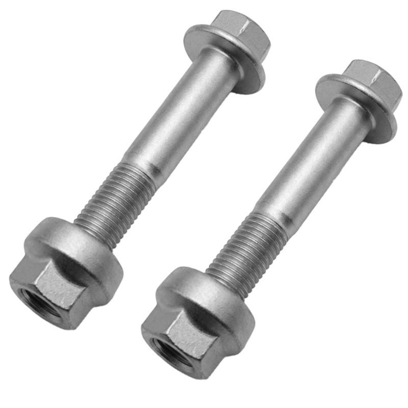 Suspension Control Arm Bushing Mounting Fasteners, 40178AX06C Metal Bolts with Six-Sided Heads and Nuts for Suspension Maintenance