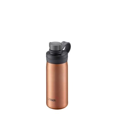 Cu termos Tiger, sticlă de apă 500 ml, sticlă carbogazoasă izolată în vid, sticlă din oțel inoxidabil, băuturi sportive, OK, bere, OK, depozitare la rece, Growler, cupru