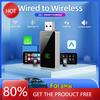 2025  Hot Carplay Wireless Adapter Android Auto 2in 1 Smart Dongle 5G WIFI For iphone Android Phone For BMW 6 Series E24 E63 E64