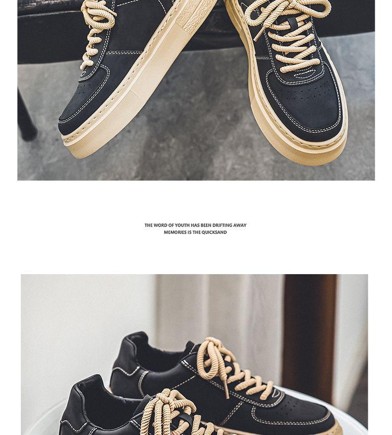 Pánské 2025 Jarní Ležérní Skate Boty na Silné Podrážce pro Teenagery - Všestranné, Stylové a Sportovní.