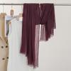 Monochrome Thin Scarf Women'S Sunscreen Shawl Solid Color Simple Imitation Cotton And Linen Silk Scarf High-End Yarn