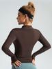 Nude Outdoor-Sportjacke für Damen – Enganliegende, atmungsaktive Yoga- und Fitnessbekleidung