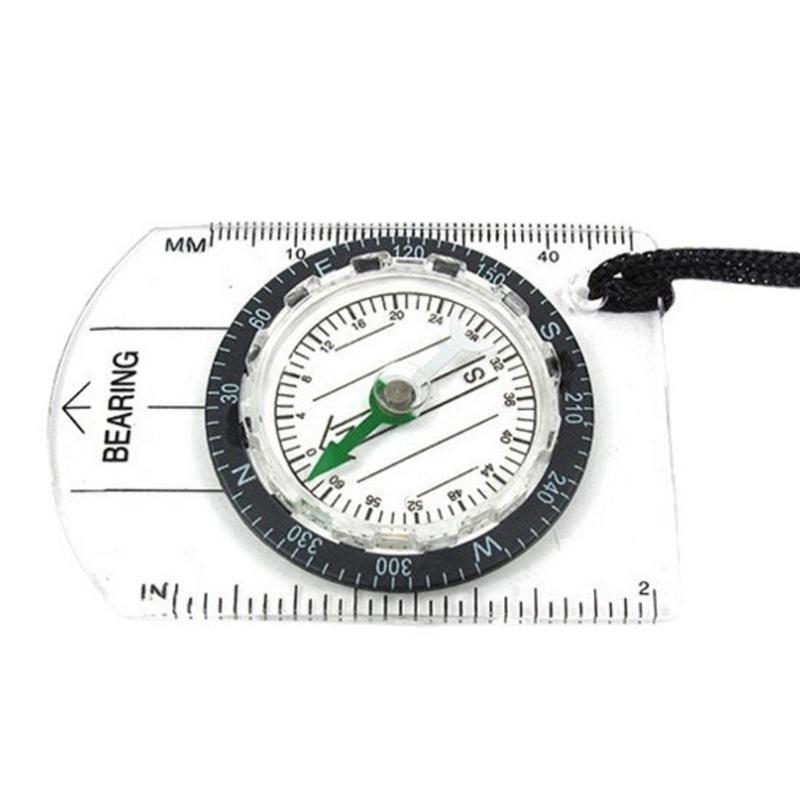 Transparents Baseplate Compasses Durability Acrylic Compasses Map Rulers for Outdoor Exploration and Map Reading 1