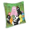 Față de pernă Barbapapa Family Love cu imprimeu față-verso, desene animate, emisiune TV, husă de pernă de podea pentru sufragerie, decorare cu față de pernă
