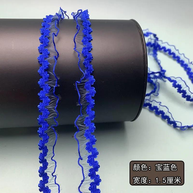 20meters/lot Elastic Colored Lace Organza Ribbon DIY Clothing Curtains Handmade Crafts Accessories Festival Gift Packaging