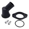 15°/45°/90° Swivel Polished Water Neck Thermostat Housing for Chevrolet SBC BBC 283 302 305 327 350 383 396 427 454 502 Silver