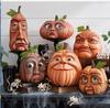 Sechs unheimliche Kürbisparty-Dekorationen: 3D Harz Handwerk für Halloween