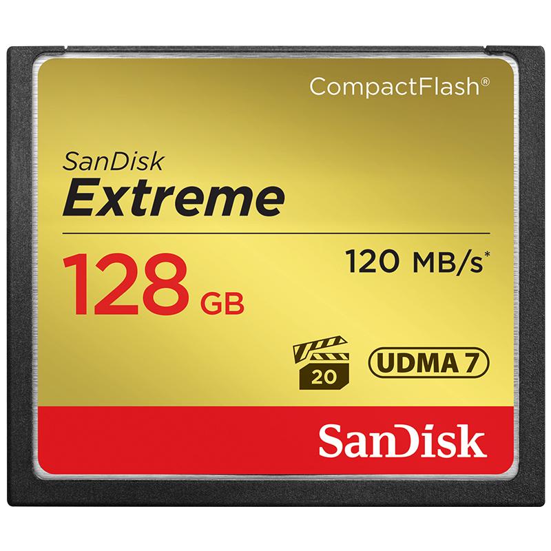 SanDisk 128 ГБ UDMA-7 Extreme Speed КомпактФлеш карта памяти 128GB