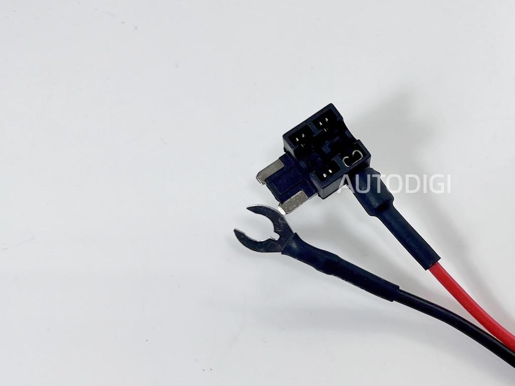 AU030 Low Profile Fuse for Power Removal from Fuse Box, Cigarette Lighter Socket, 10A Fuse, Dash Camera, Camera Connection
