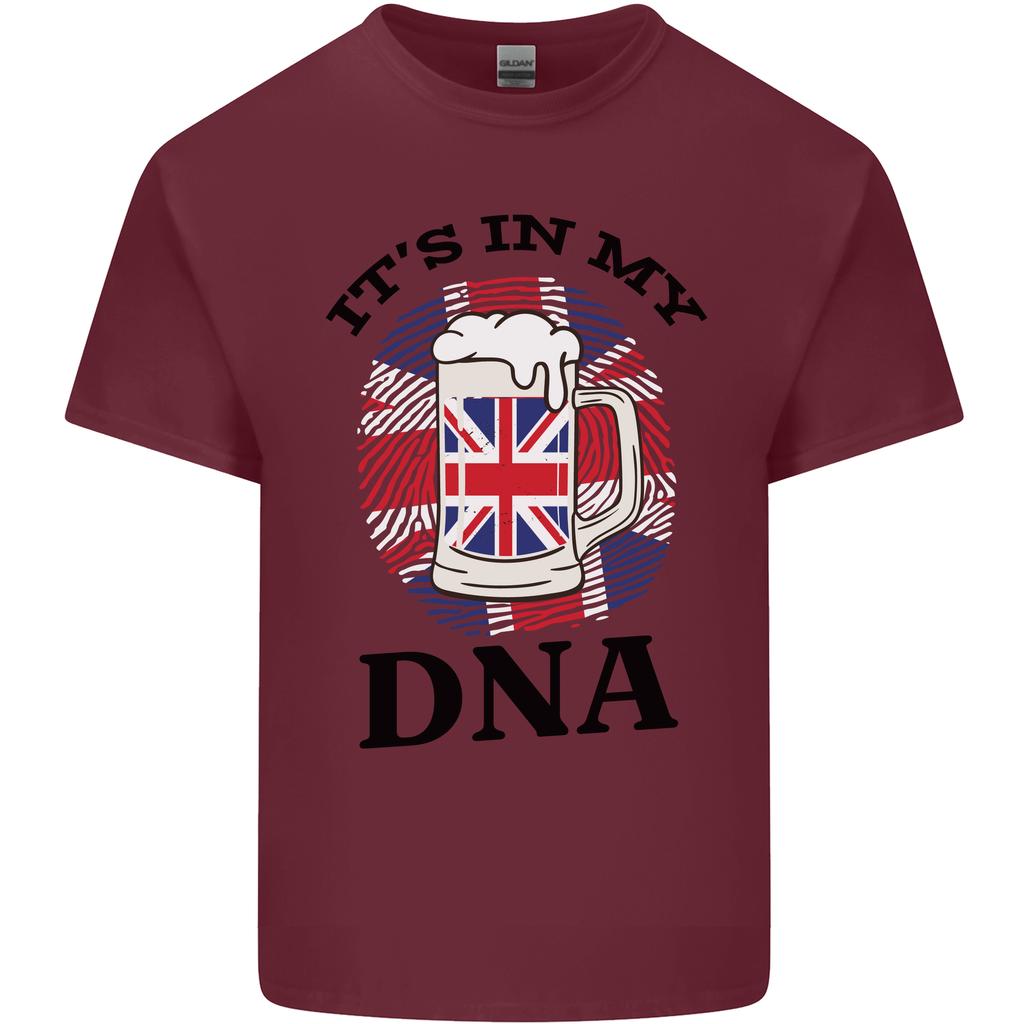 British Beer Its in My DNA Union Jack Flag Unisexs Light Cotton TShirt