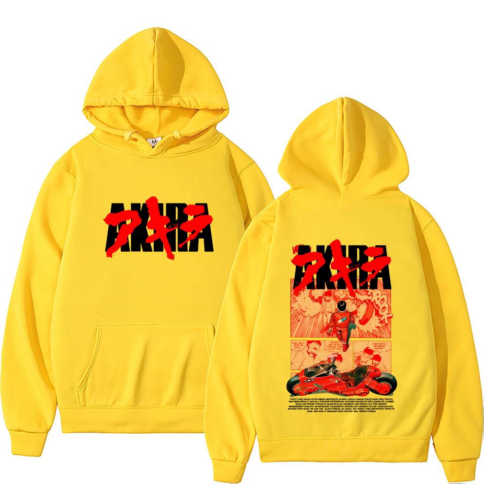 Japansk Science Fiction Tecknad Film Anime Akira Shotaro Kaneda Grafisk Huvtröja Herr Dam Överdimensionerad Tröja