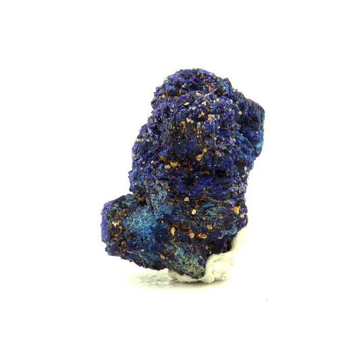 Pierres et Minéraux. Chessylite (Azurite). 42.5 ct. Chessy-les-Mines, France.