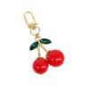 Cute Cherry Cherry Keychain Gold Alloy Bag Pendant Jewelry Accessories Keyring