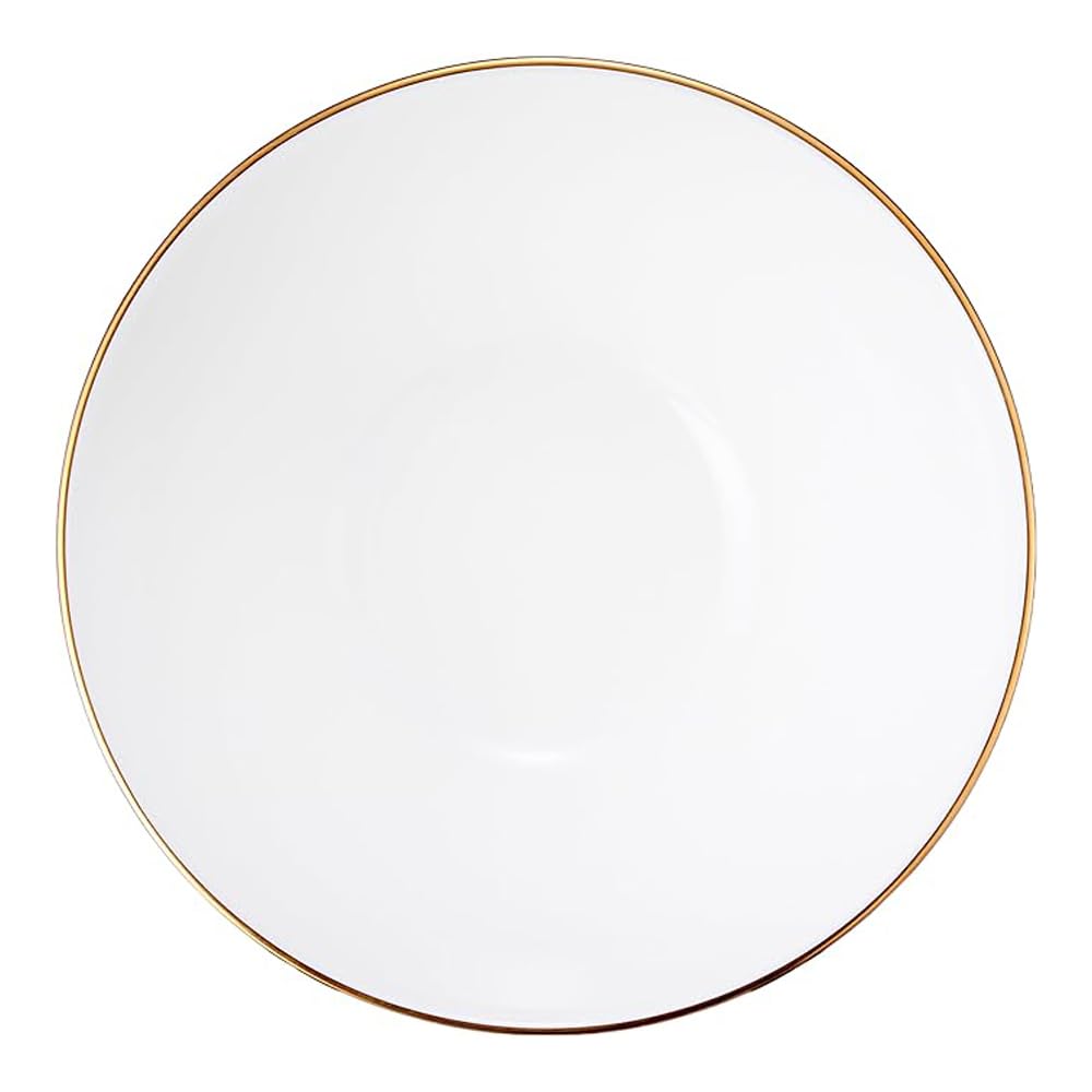 NARUMI Salad Bowl, Gold, 13cm, Stylish and Elegant, Soup Bowl, Cereal Bowl, Made in Japan, 52087-3586