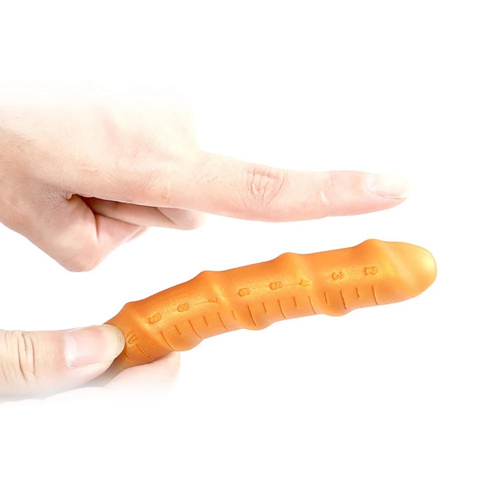 Langer Tiefer Analdildo Prostatamassage Darmstopfen Sexspielzeug Für Frauen/Männer Masturbator Langer Analplug Spiralförmiger Analplug