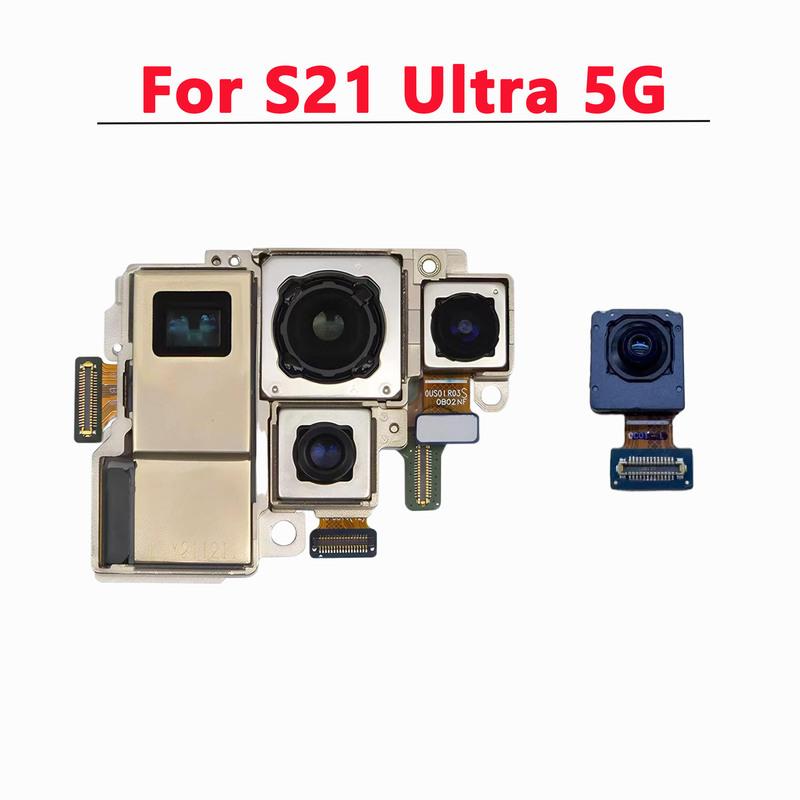 Hintere Vordere Kamera Für Samsung Galaxy S21 Ultra 5G G998B G998U Frontale Selfie Rückseite Rückseite Kamera Modul Ersatzteile