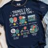 Pickleball Lover Gift Funny Things I Do In My Spare Time T-Shirt. Player Fan Present, Sporty Graphic Tee, Hobby Enthusiast