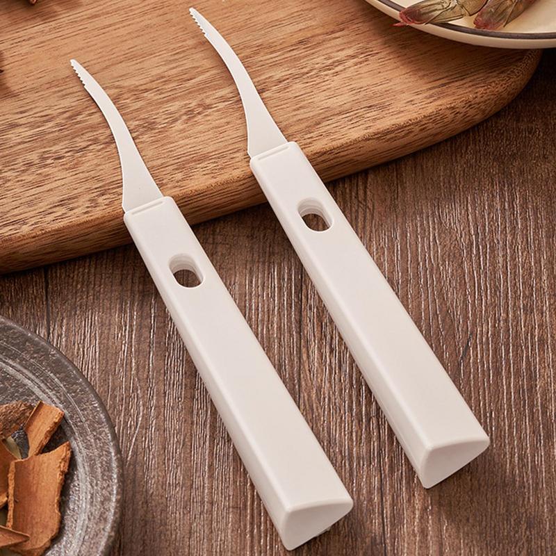 Shrimp Peeler And Deveiner Tool Shrimp Fish Scale Remover Multifunctional Portable Seafood Gadgets Tools For Family