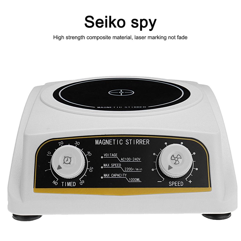 100 ML Laboratoire Chimique XLD-CJ201 Agitateur Magnétique Mélangeur Mélangeur Mini Agitateur Vitesse 0-2200 tr/min 3000w