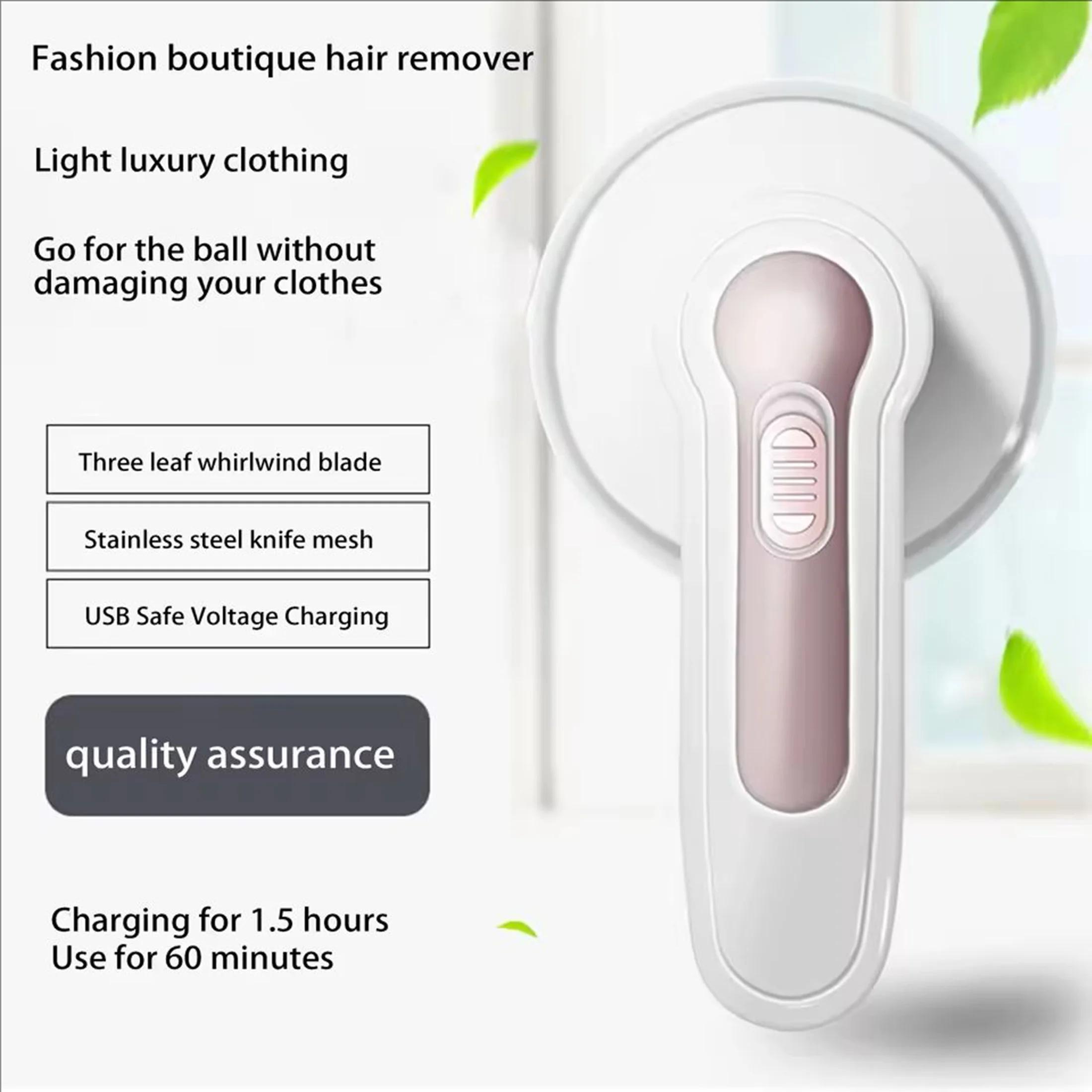 

1pc Portable Fabric Shaver - Electric Rechargeable Lint and Pilling Remover for Clothes, Upholstery, and Fuzz Removal розовый