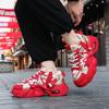 Outdoor Men Casual Sneakers Designer Thick Bottom Walking Footwear Breathable Sport Shoes Lightweight Anti Slip Athletic Shoes