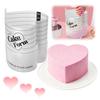 Heart Shaped Mousse Baking Mould Mousse Cake Ring for Desserts Making