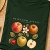 Apple Shirt, Heirloom Apple Botanical Tee, Vintage Orchard Fruit Print Shirt, Orchard Lover Gift, Apple Picking Season Cottagecore Tee