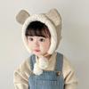 Winter Bärenohren Mütze Fleece Ohrenschutz Mütze Kawaii Baby Beanie Mütze Kleinkind