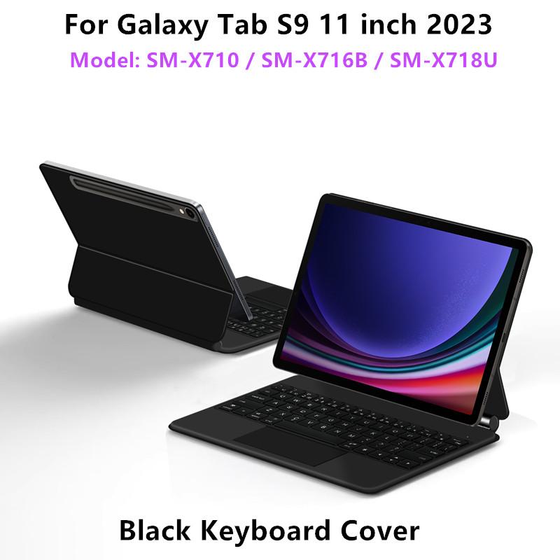 

Магічна клавіатура для Samsung Galaxy Tab S10 FE 10.9 X520 X526 Чохол для Tab S7 S8 S9 FE 11 S10 Lite Розумний чохол-книжка Multi-touch German-English