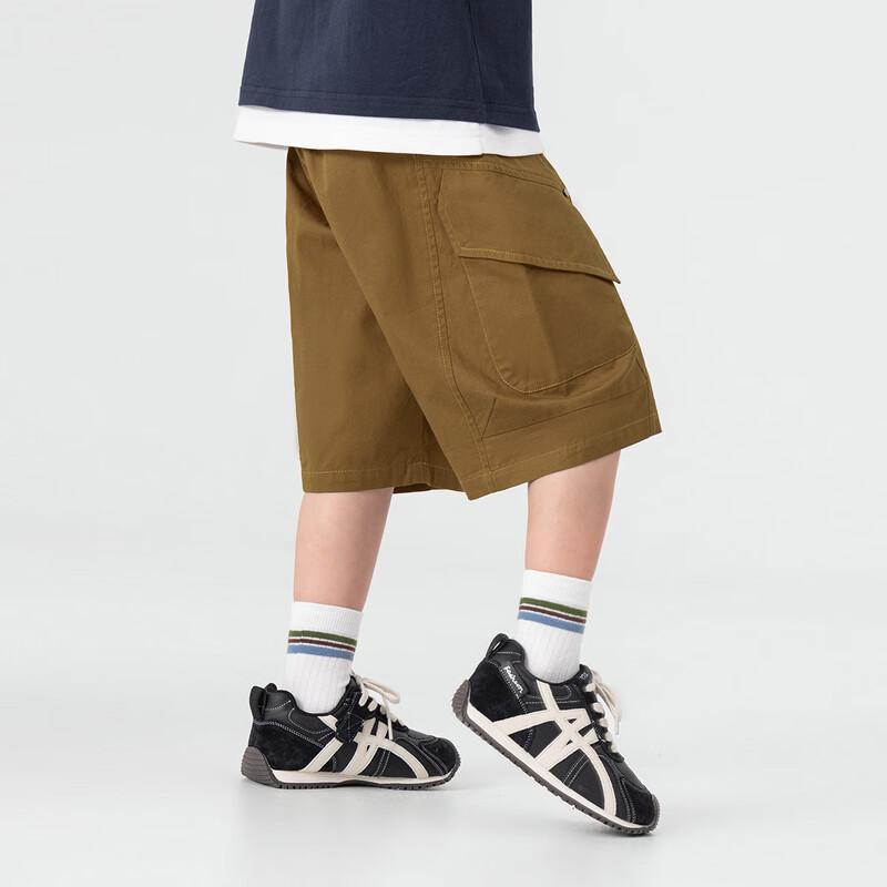 Boy's Summer Casual Wide-Leg Cargo Shorts