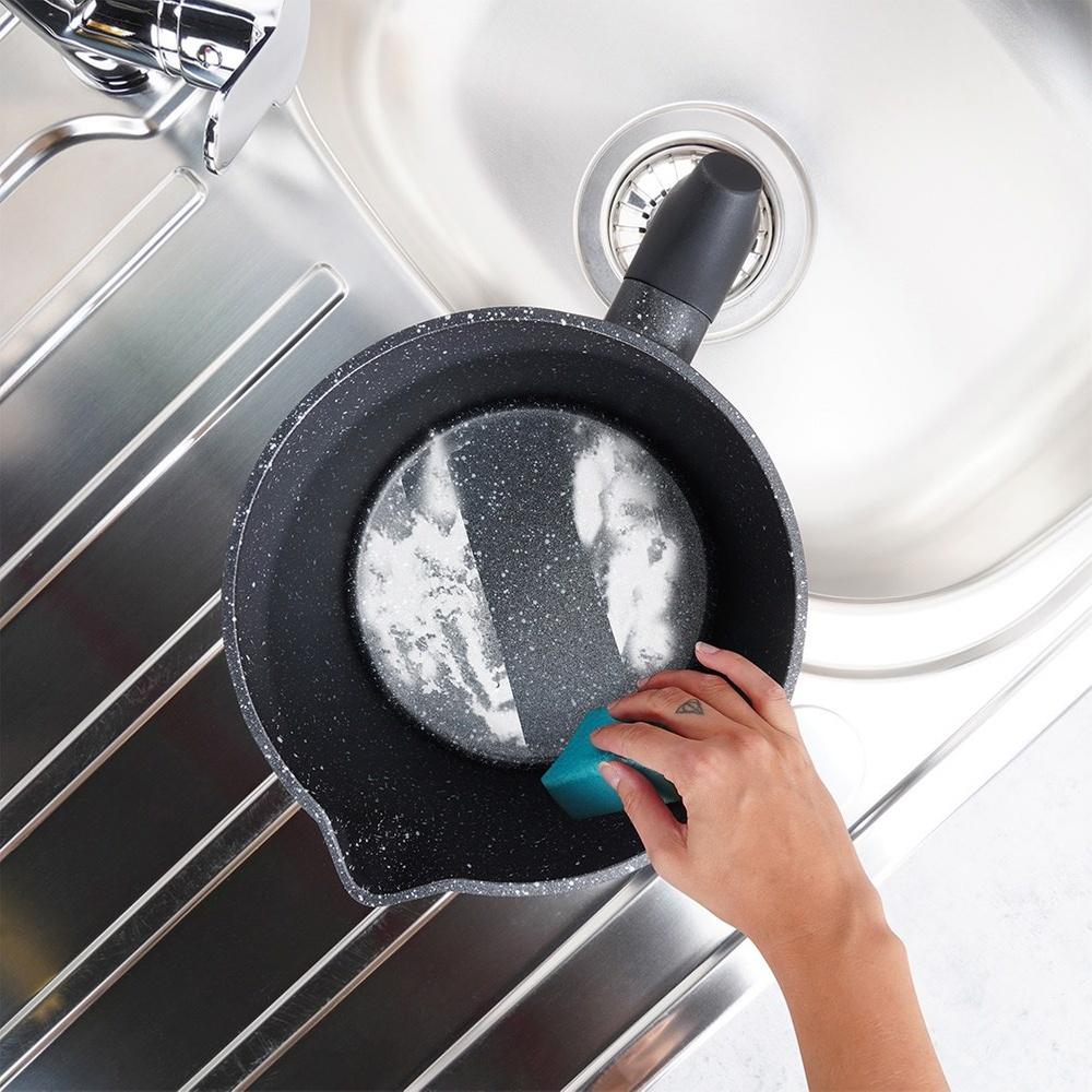 Granit Topf Stieltopf Zum Kochen von Milch Granit Sahne Saucen Pudding