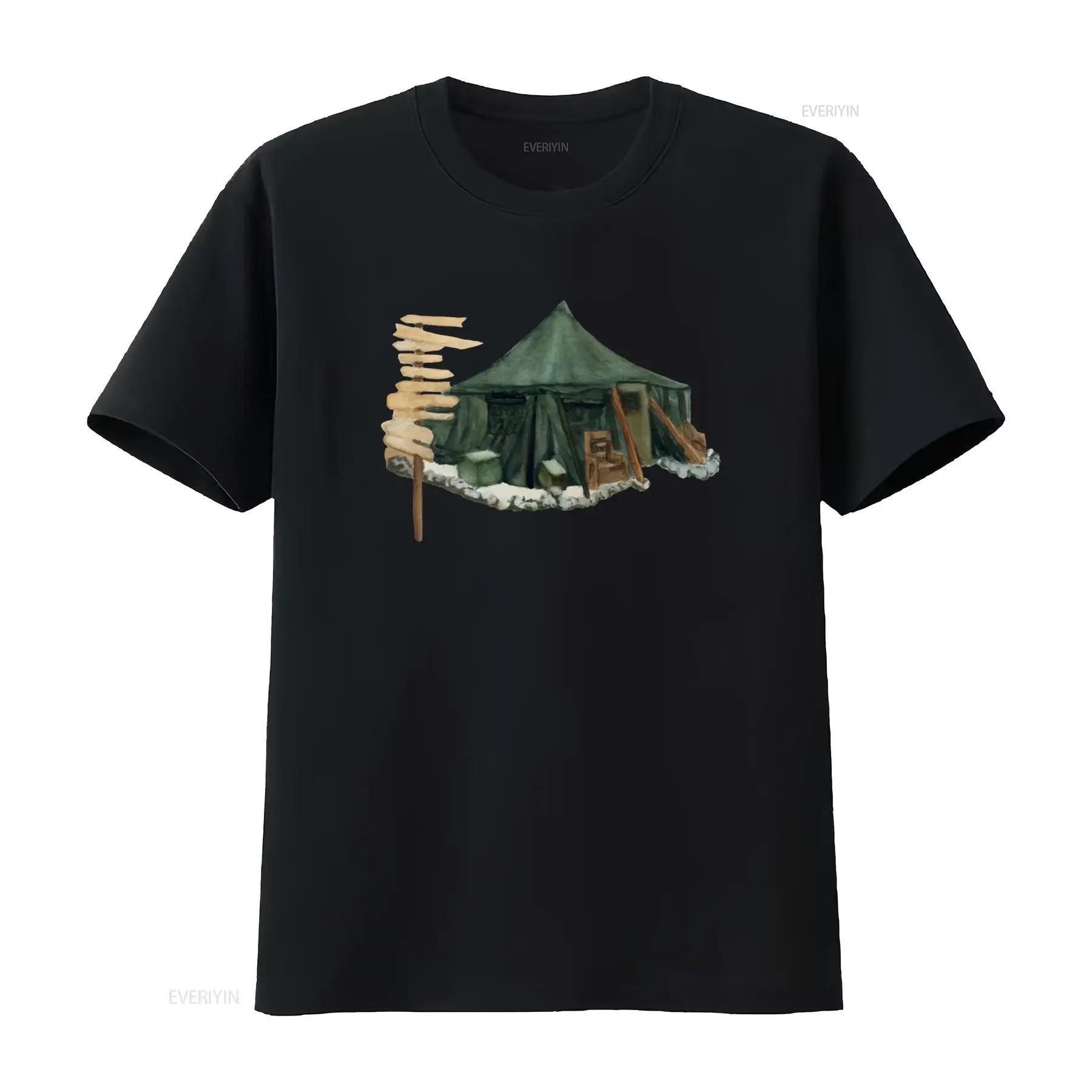 

Mash 4077 Camp Retro Style T Shirt Unique Military Tent Print for Outdoor Enthusiasts vintage Washed Unisex homme fashion 5XL різнокольоровий