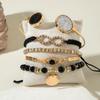 Bohemian Style Rice Bead Shell Multi-layer Bracelet Ethnic Style Rope Braided Bracelet