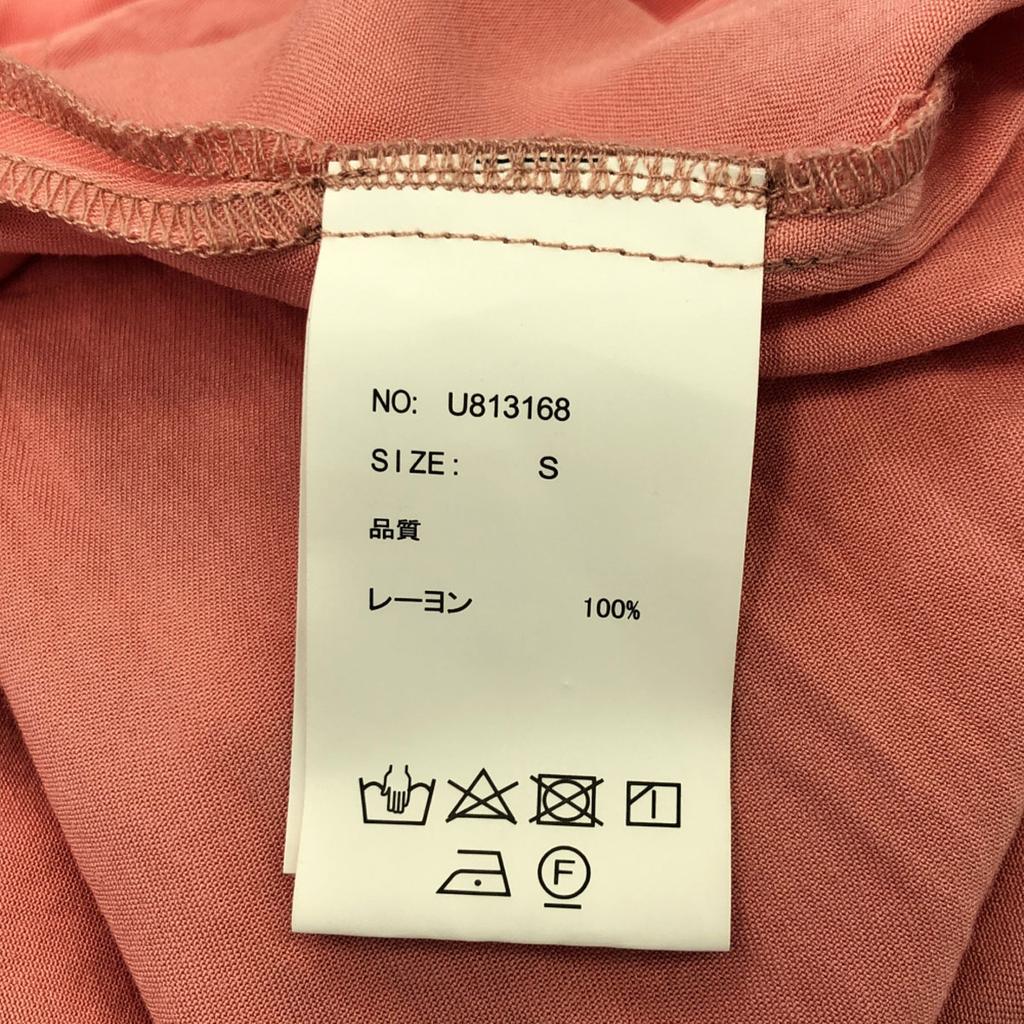 UNIVERSAL OVERALL CHICAGO Rayon Short sleeve Work shirt S pink Men's Used