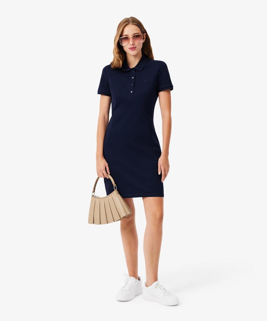 Lacoste Women'S Slim Fit Mini Pique Polo Dress Ef5473-56G 166
