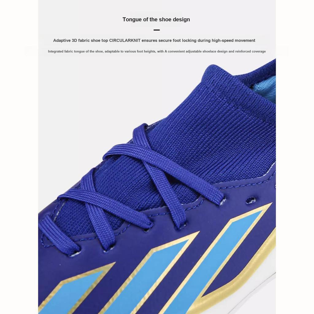 adidas Crazyfast Messi League Turf Blu Lucido Esplosione Blu Bianco Nuvola (GS) Sneakers per bambini ID0716