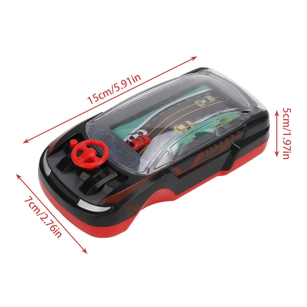 Handheld Racing Car Game Car Racing Machine Portable Electric Game Console Adventures Game Machine for Developing Intelligence