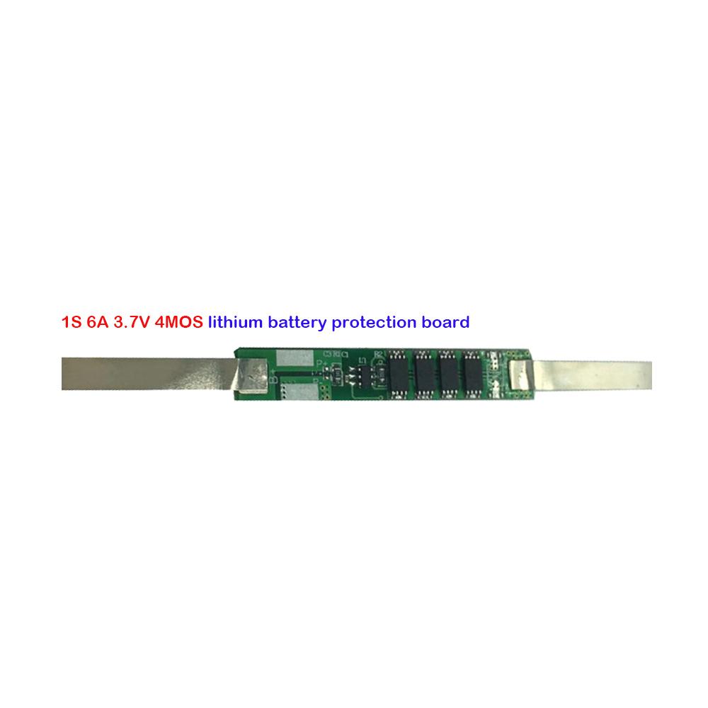 BMS 1S 3.7V 2A 1MOS/3A 2MOS /6A 4MOS/7.5A 5MOS/9A 6MOS 18650 Li-ion Li-ion Battery Protection Board Module with Nickel Strip