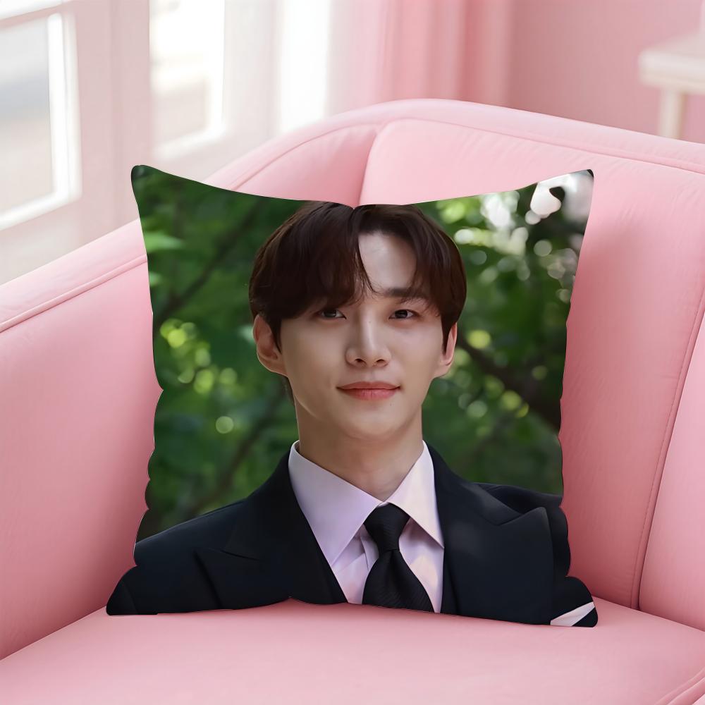 singer charismatic JJunho Cushion Cover Pillow Case Soft Skin Friendly Fabric Concealed Zipper