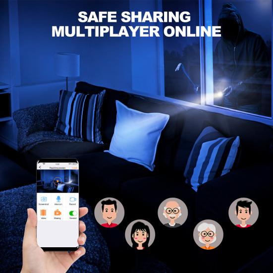 Mini Security Camera 1080P Rechargeable WiFi Audio Video Recording Nanny Surveillance Camera