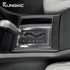 Real Soft Carbon Fiber Sticker For Chrysler 300 300C For Dodge Charger Magnum 2005 2006 2007 Car Gear Shift Panel Accessories