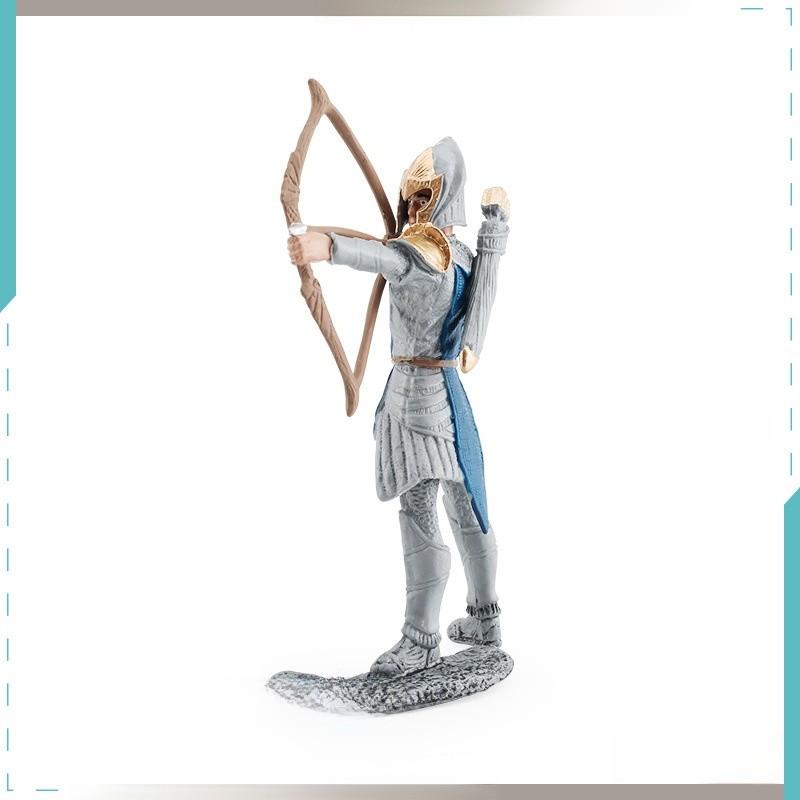 Simulated Western Mythical Knight Model Griffon Knight Spear Bow Ornament Dragon