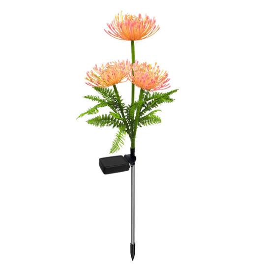 Flower Solar Light Realistic IP65 Waterproof Weather-resistant Outdoor Garden Pathway Yard Lawn Ground Stake LED Decoration Lamp